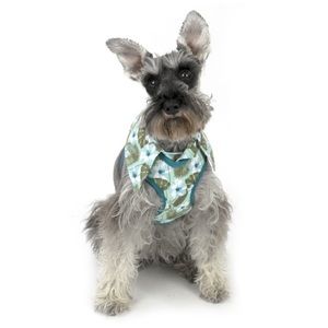 VIBRANTLIFE HAWAIIAN DOG HARNESS BLUE GREEN S